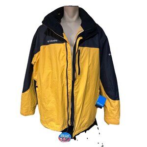 Columbia Men Category Five 2.0 Interchange Jacket Yellow Black XS7375-703 3X New